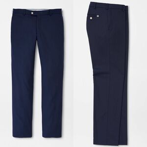 Peter Millar Mens Durham Regular Fit Performance Pants Navy